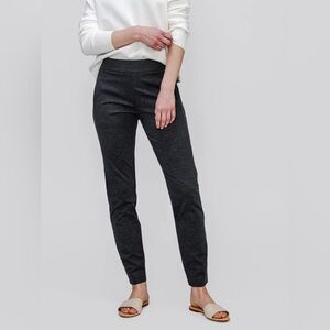 Ministry of Supply Women's Fusion Straight Leg Pant High Rise L Long Charcoal